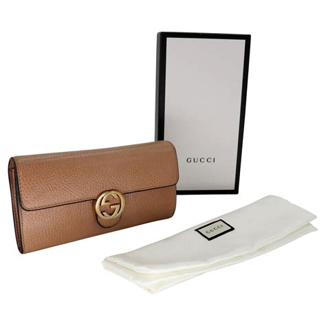 gucci interlocking long wallet|Gucci long wallet women's.